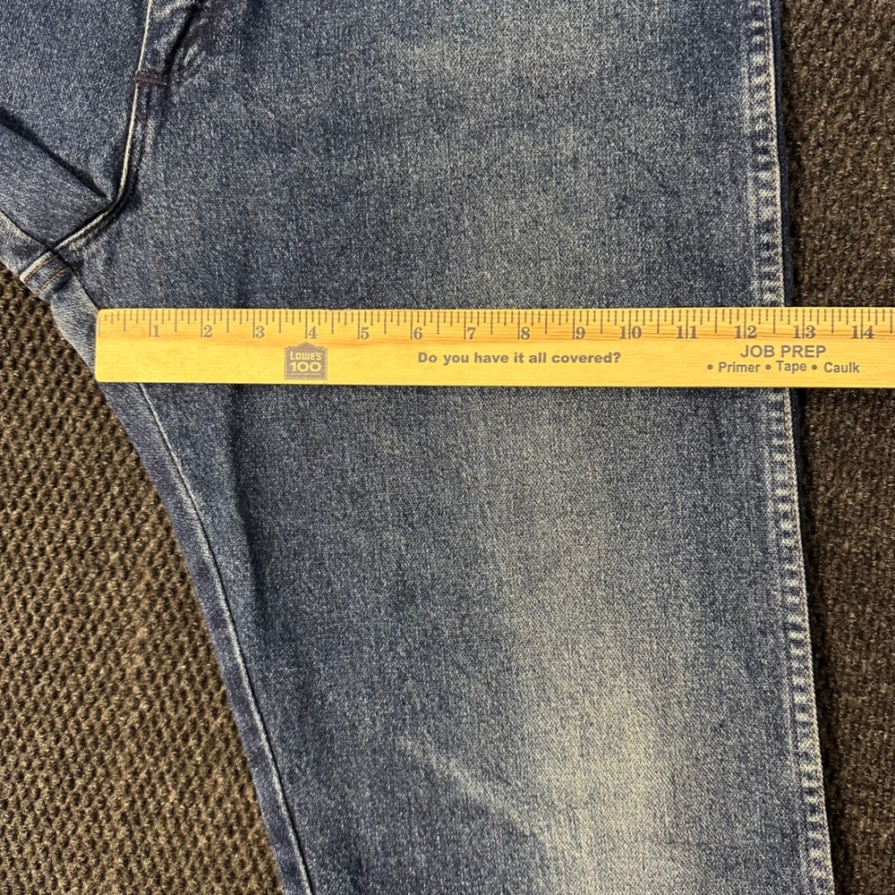 Vintage Wrangler 13MWZ Jeans Mens 38x36 Cowboy Cut USA Made Medium Wash Denim - Picture 7 of 11